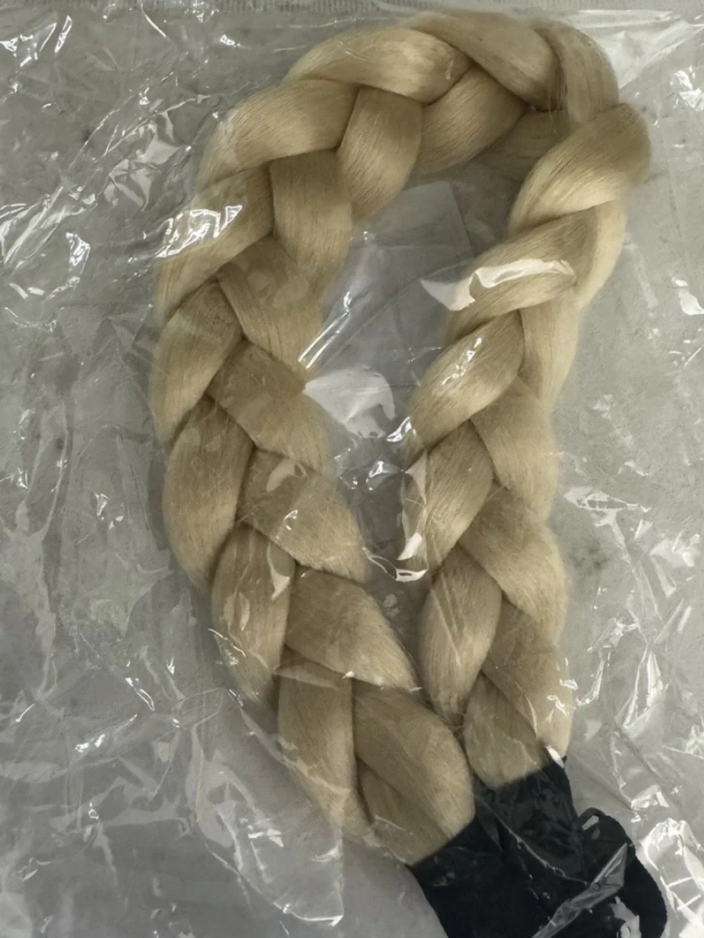 NWT: Blonde Synthetic Braided Hair Extension- Versatile Styling